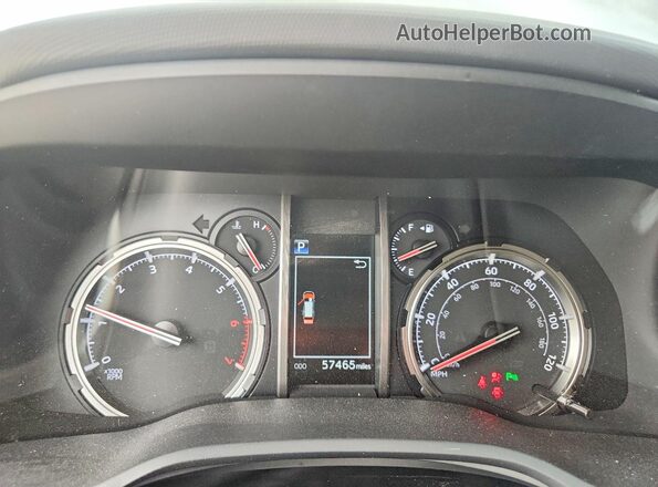 JTEDU5JR0N5276524 2022 TOYOTA 4RUNNER Black Instrument cluster view