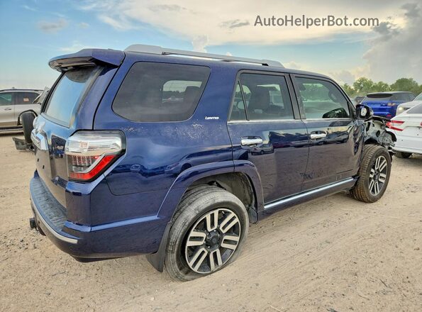 JTEDU5JR5M5243498 2021 TOYOTA 4RUNNER Blue Trasero derecho