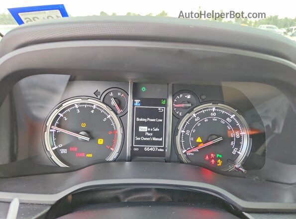 JTEDU5JR5M5243498 2021 TOYOTA 4RUNNER Blue Vista del cuadro de instrumentos