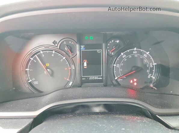 JTEEU5JR0R5306891 2024 TOYOTA 4RUNNER Black Vista del cuadro de instrumentos