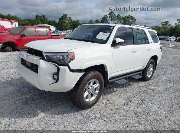 JTEEU5JR1M5228789 2021 TOYOTA 4RUNNER White Առջևի ձախ երեք քառորդ տեսարան