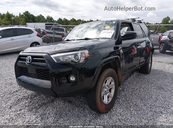 JTEEU5JR6N5264074 2022 TOYOTA 4RUNNER Black Vista tres cuartos delantera izquierda