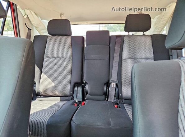 JTEEU5JR8P5286208 2023 TOYOTA 4RUNNER Красный Вид задних сидений