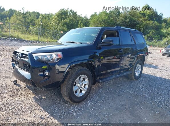JTEEU5JR9R5307120 2024 TOYOTA 4RUNNER Black Առջևի ձախ երեք քառորդ տեսարան
