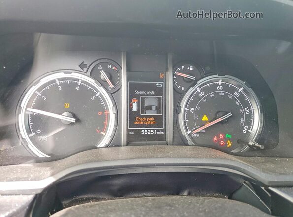 JTEKU5JR1P6166554 2023 TOYOTA 4RUNNER White Instrument cluster view