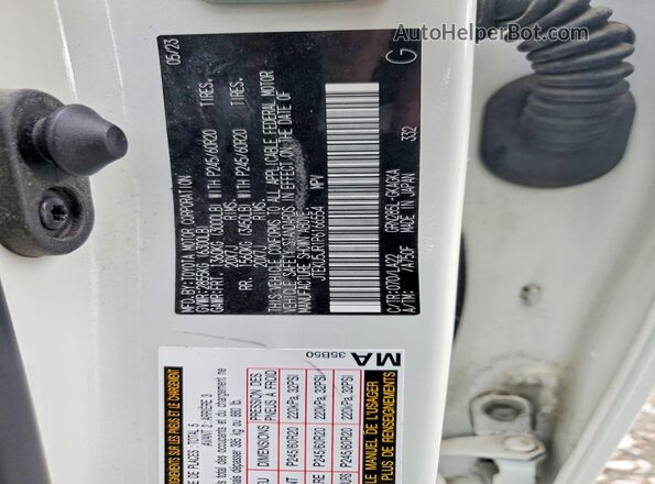 JTEKU5JR1P6166554 2023 TOYOTA 4RUNNER White Engine compartment view