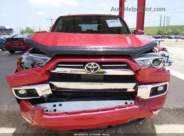 JTEKU5JR3P6097141 2023 TOYOTA 4RUNNER Red Vista del cuadro de instrumentos