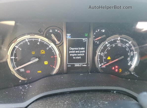 JTEKU5JR3P6158150 2023 TOYOTA 4RUNNER White Вид щитка приладів