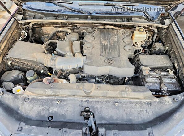 JTEKU5JR4N6000638 2022 TOYOTA 4RUNNER Черный Вид подкапотного пространства