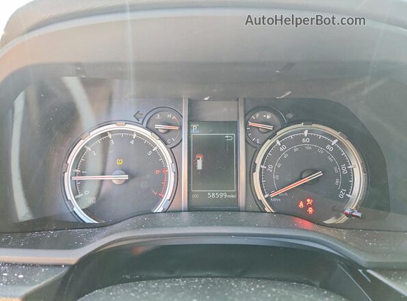 JTELU5JR4P6152278 2023 TOYOTA 4RUNNER Orange Vista del cuadro de instrumentos