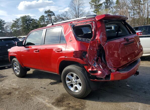 JTEMU5JR0N6050140 2022 TOYOTA 4RUNNER Red Հետևի ձախ
