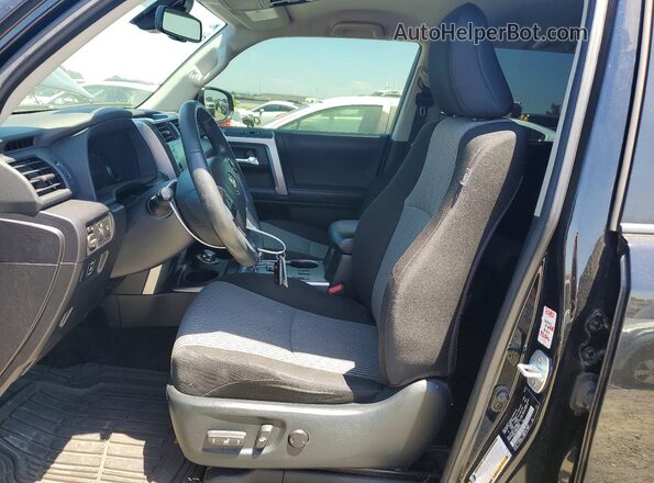 JTEMU5JR1M5953322 2021 TOYOTA 4RUNNER Black Widok wnętrza z przodu