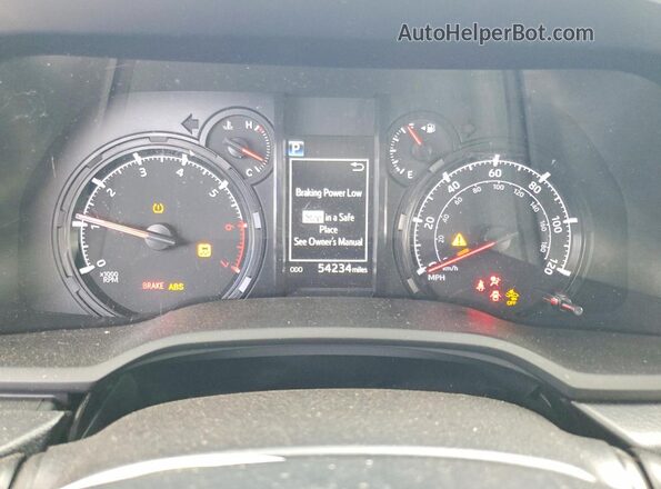 JTEMU5JR1P6143056 2023 TOYOTA 4RUNNER Silver Вид щитка приладів
