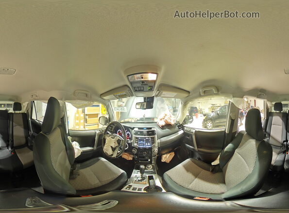 JTEMU5JR2M5867999 2021 TOYOTA 4RUNNER Серый Панорамный вид салона 360°