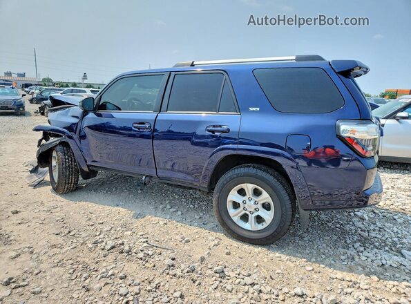 JTEMU5JR3M5869907 2021 TOYOTA 4RUNNER Синий Задняя левая четверть