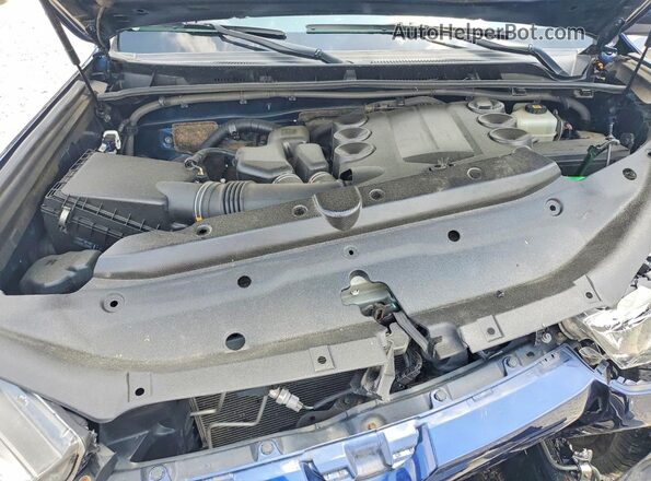 JTEMU5JR3M5869907 2021 TOYOTA 4RUNNER Синий Вид подкапотного пространства