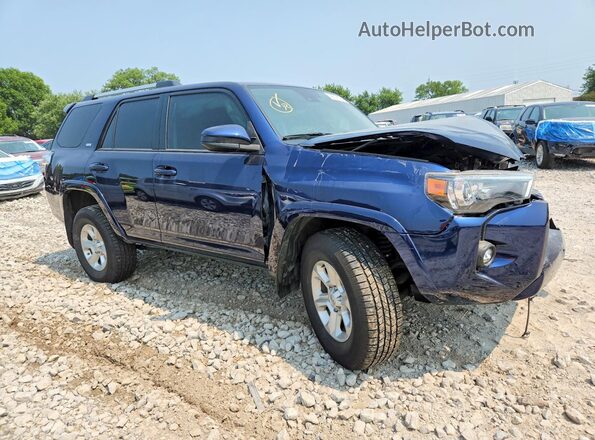 JTEMU5JR3M5869907 2021 TOYOTA 4RUNNER Синий Передняя правая четверть