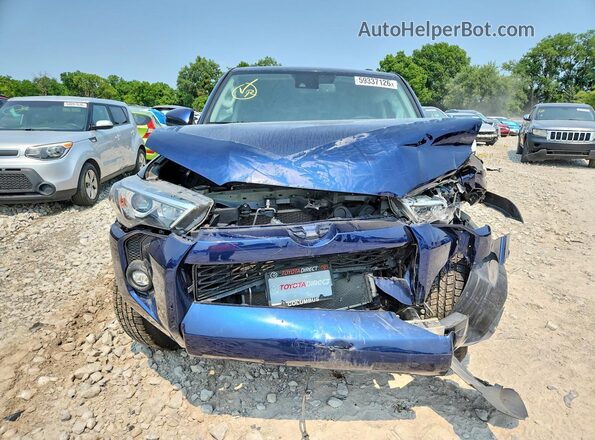 JTEMU5JR3M5869907 2021 TOYOTA 4RUNNER Синий Вид спереди