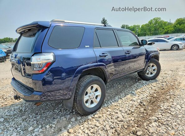 JTEMU5JR3M5869907 2021 TOYOTA 4RUNNER Синий Задняя правая четверть