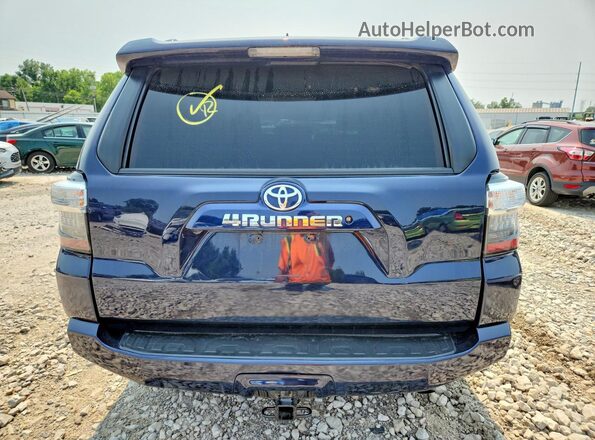 JTEMU5JR3M5869907 2021 TOYOTA 4RUNNER Синий Вид сзади