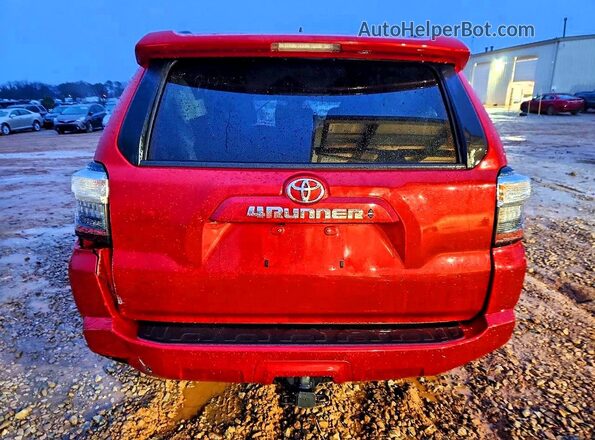 JTEMU5JR3P6127022 2023 TOYOTA 4RUNNER Red Widok z tyłu