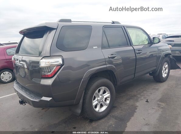 JTEMU5JR5N6007784 2022 TOYOTA 4RUNNER Gray Հետևի աջ