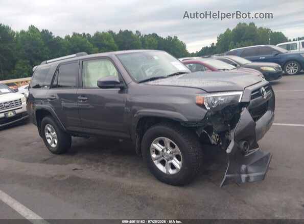JTEMU5JR5N6007784 2022 TOYOTA 4RUNNER Gray Սալոնի հետևի տեսք