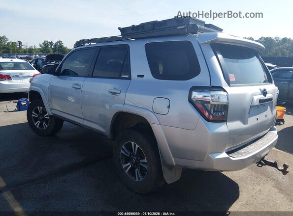 JTEMU5JR6M5900471 2021 TOYOTA 4RUNNER Серебряный Задняя левая четверть