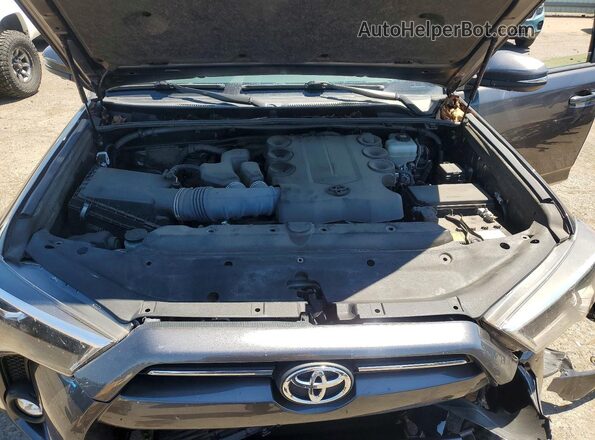 JTENU5JR1N6068280 2022 TOYOTA 4RUNNER Gray Widok komory silnika