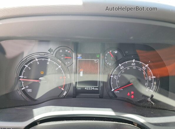 JTENU5JR2P6176183 2023 TOYOTA 4RUNNER Silver Սարքավորումների վահանակի տեսք