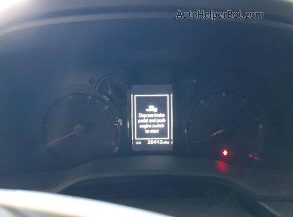 JTENU5JR2R6220136 2024 TOYOTA 4RUNNER Белый Вид щитка приборов