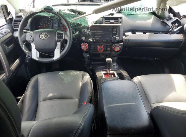 JTENU5JR3M5882628 2021 TOYOTA 4RUNNER Gray Առջևի վահանակի տեսք
