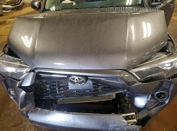 JTENU5JR3M5945324 2021 TOYOTA 4RUNNER Gray უკანა სალონის ხედი