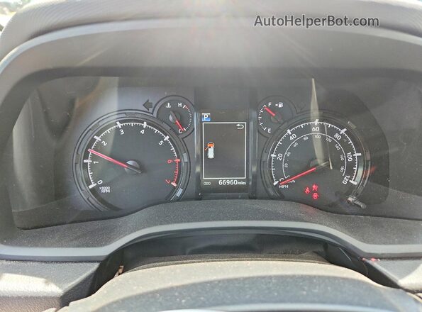 JTENU5JR3M5945324 2021 TOYOTA 4RUNNER Gray ხელსაწყოთა პანელის ხედი