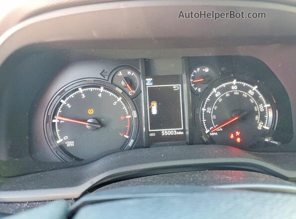JTENU5JR4N6051294 2022 TOYOTA 4RUNNER Black ხელსაწყოთა პანელის ხედი