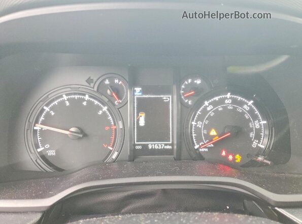 JTENU5JR8M5903148 2021 TOYOTA 4RUNNER White ხელსაწყოთა პანელის ხედი