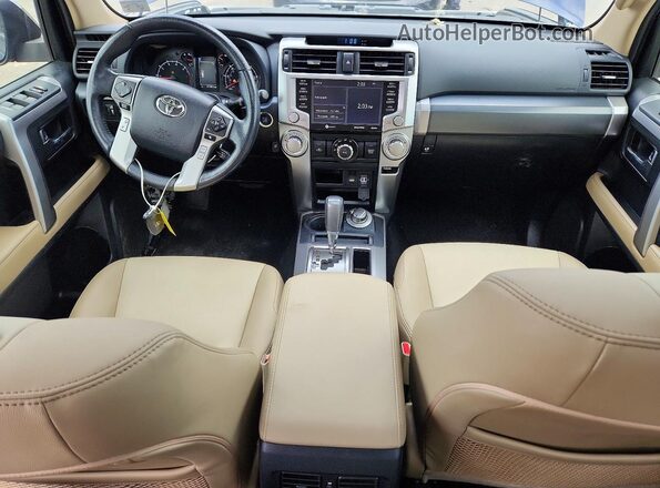 JTENU5JR8P6130969 2023 TOYOTA 4RUNNER Blue Vista del salpicadero
