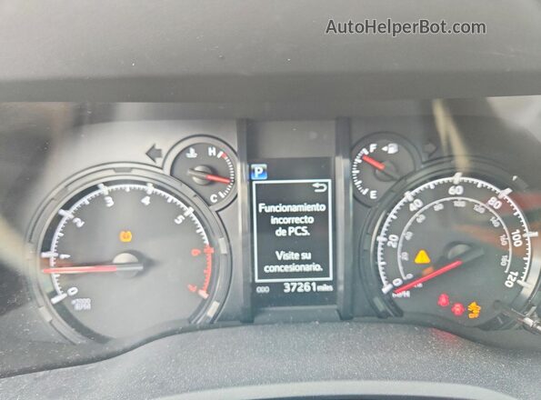 JTENU5JR8P6130969 2023 TOYOTA 4RUNNER Blue Vista del cuadro de instrumentos