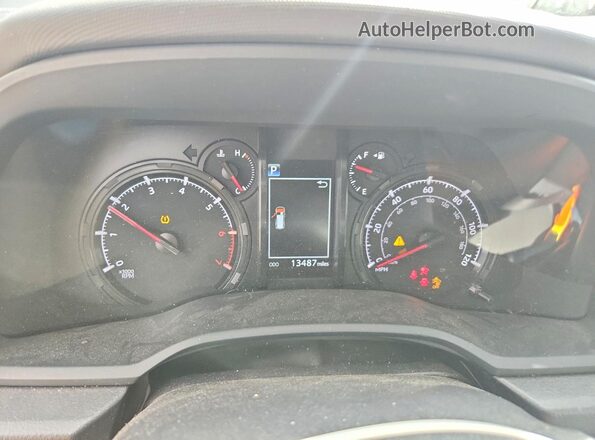 JTENU5JR9P6118068 2023 TOYOTA 4RUNNER Угольный Вид щитка приборов