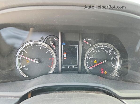 JTEPU5JR2R6233428 2024 TOYOTA 4RUNNER Blue Սարքավորումների վահանակի տեսք