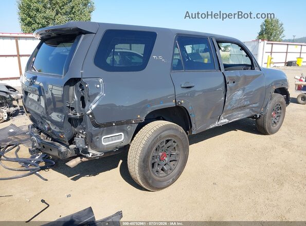 JTEPU5JR5R6291338 2024 TOYOTA 4RUNNER Gray Հետևի աջ