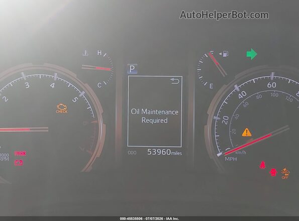 JTERU5JR0P6166284 2023 TOYOTA 4RUNNER Серый Вид задних сидений