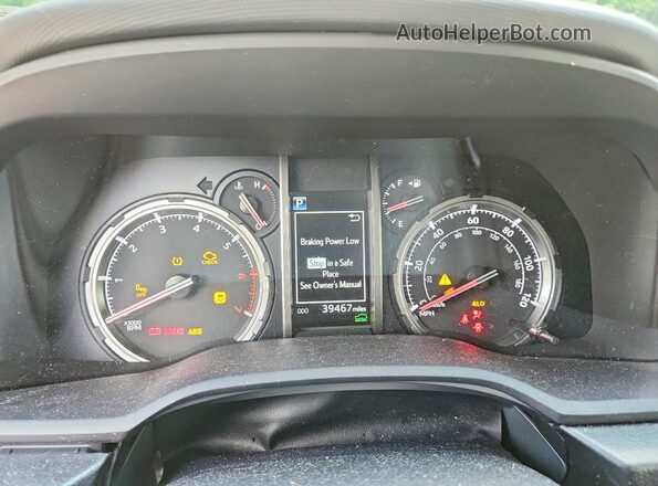 JTERU5JR0P6201373 2023 TOYOTA 4RUNNER Green Instrument cluster view
