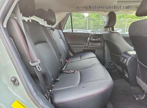 JTERU5JR0P6201373 2023 TOYOTA 4RUNNER Green Rear interior view