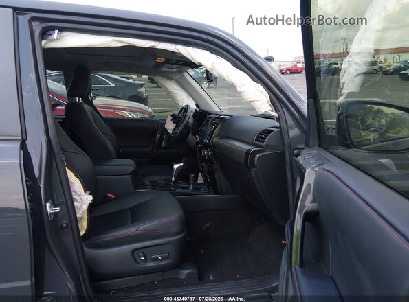JTERU5JR0R6245456 2024 TOYOTA 4RUNNER Gray Vista interior delantera