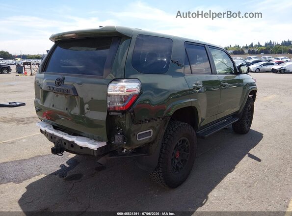 JTERU5JR1N5999482 2022 TOYOTA 4RUNNER Green Задня права чверть