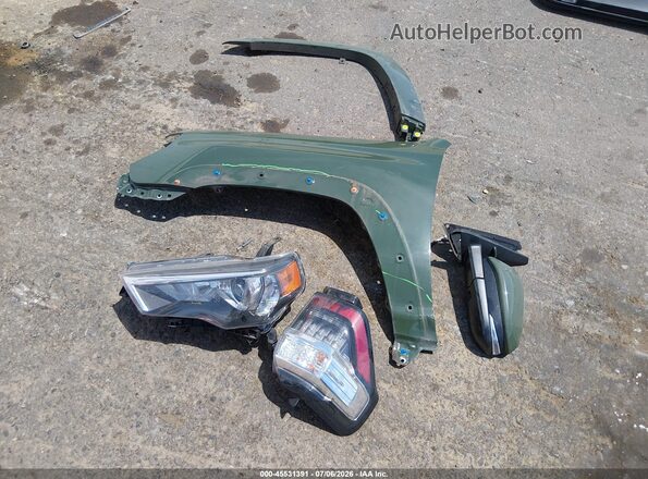 JTERU5JR1N5999482 2022 TOYOTA 4RUNNER Green 