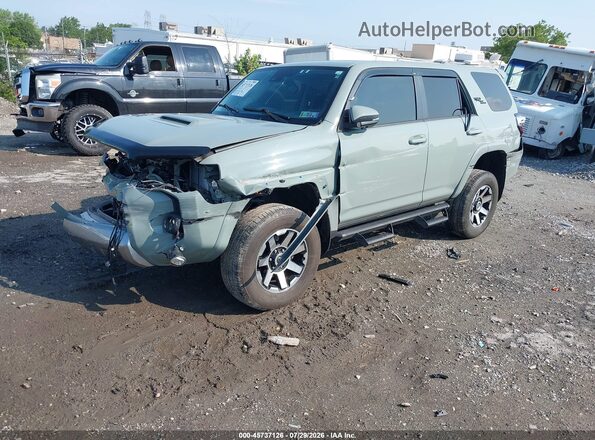 JTERU5JR2N5993190 2022 TOYOTA 4RUNNER Green წინა მარცხენა ხედი სამი მეოთხედიდან