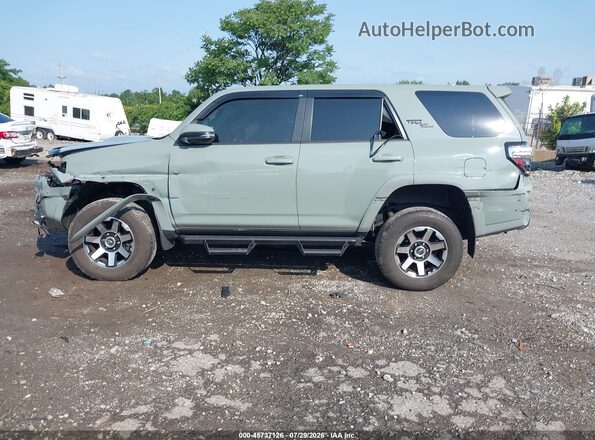 JTERU5JR2N5993190 2022 TOYOTA 4RUNNER Green უკანა სალონის ხედი