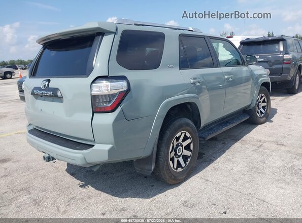 JTERU5JR2N6007568 2022 TOYOTA 4RUNNER Green Հետևի աջ
